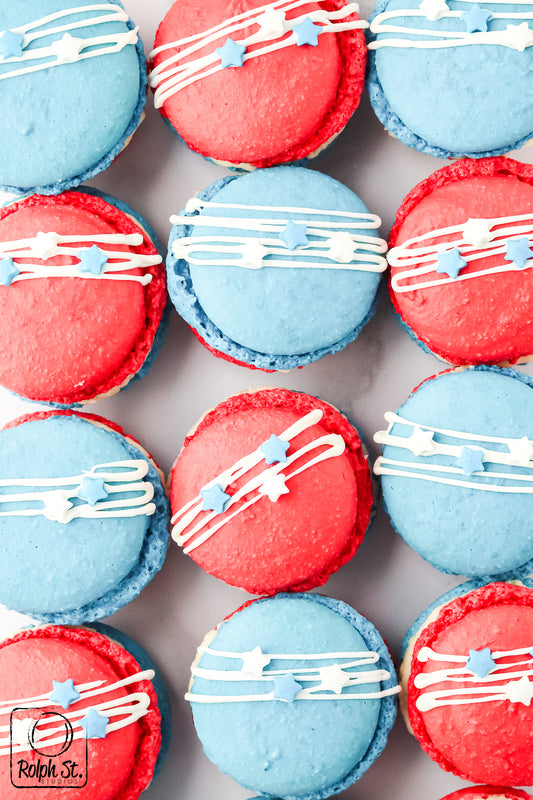 Exclusive Fourth of July Macarons