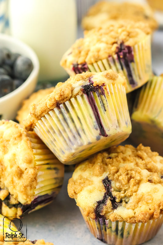 Exclusive Blueberry Streusel Muffins