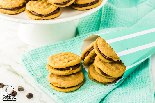 Peanut Butter Sandwich Cookies in Sleeve